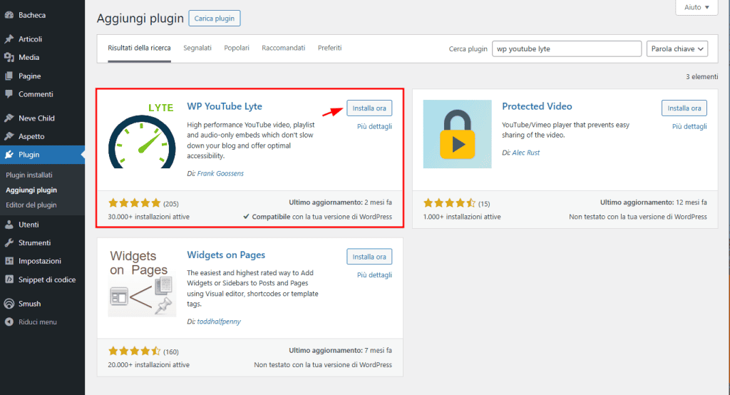 Wp Youtube Lyte Plugin