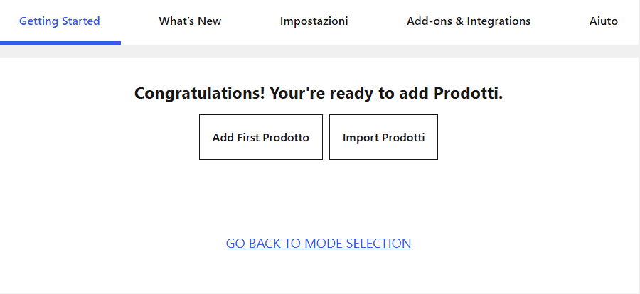 Aggiungi Prodotto Ecommerce Product Catalog