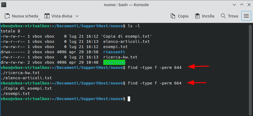 Comando Find Ricerca File Per Permessi