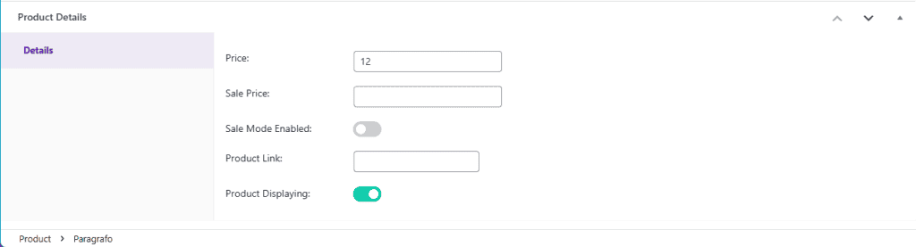 Dettagli Prodotto Ultimate Product Catalog