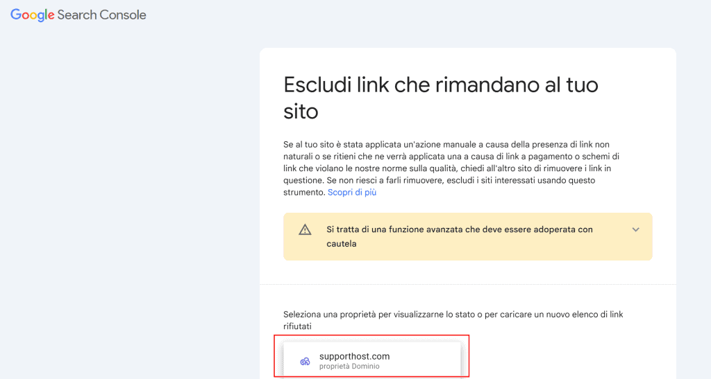 Disavow Links
