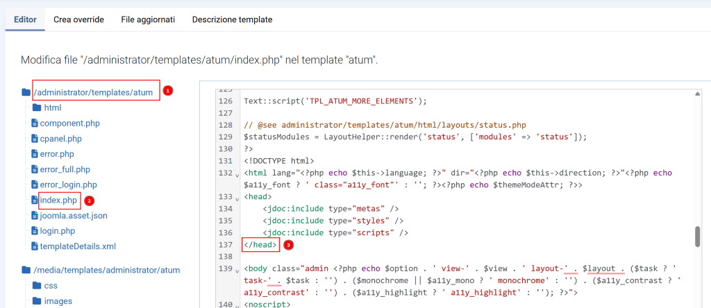 Editor Html Joomla