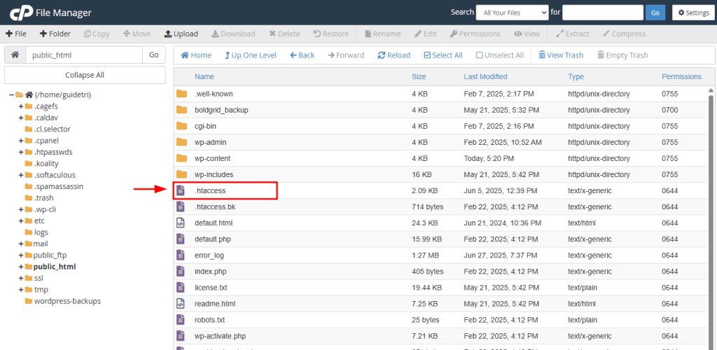 Htaccess Cpanel Gestore File