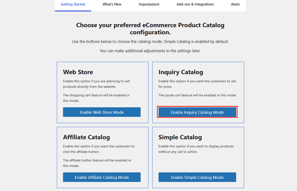 Inquiry Catalog Ecommerce Product Catalog