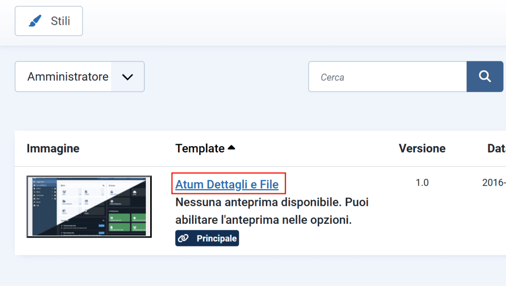 Joomla Selezione Template