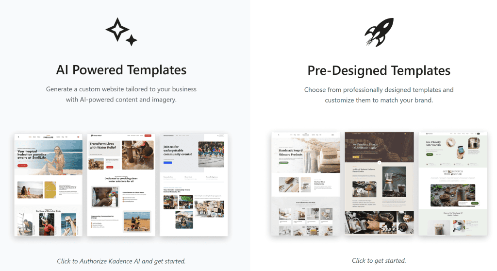 Kadence Tema Template