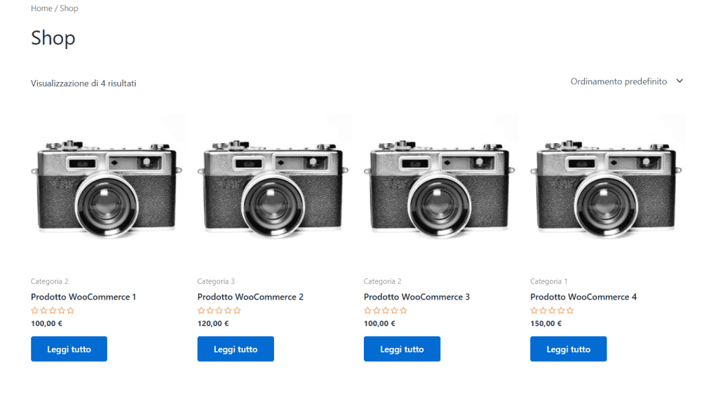 Negozio Senza Carrello Inquiry Ecommerce Product Catalog