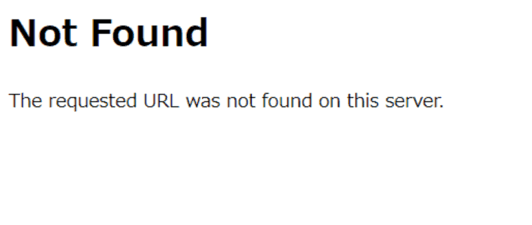 Pagina Errore 404 WordPress Standard