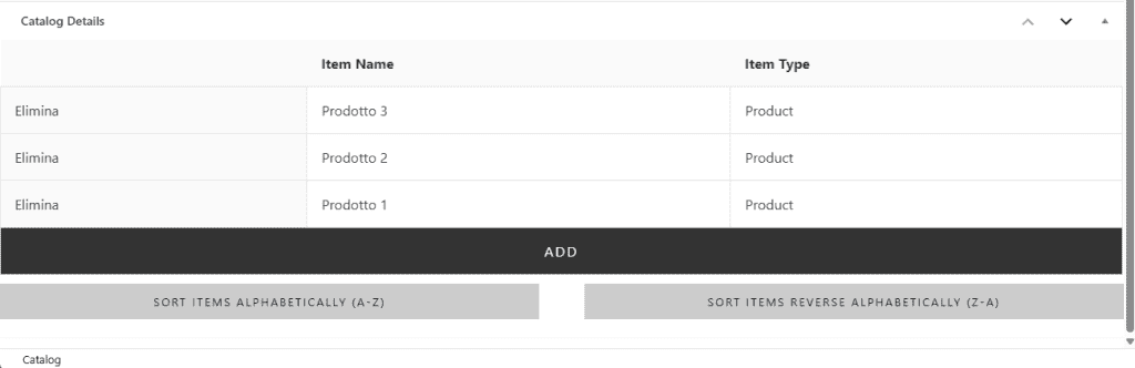Prodotti Catalogo Ultimate Product Catalog