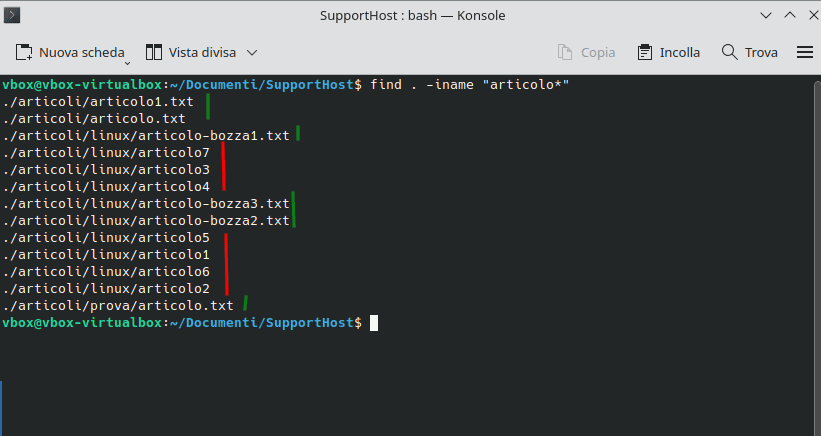 Ricerca File Cartelle Nome Parziale Comando Find