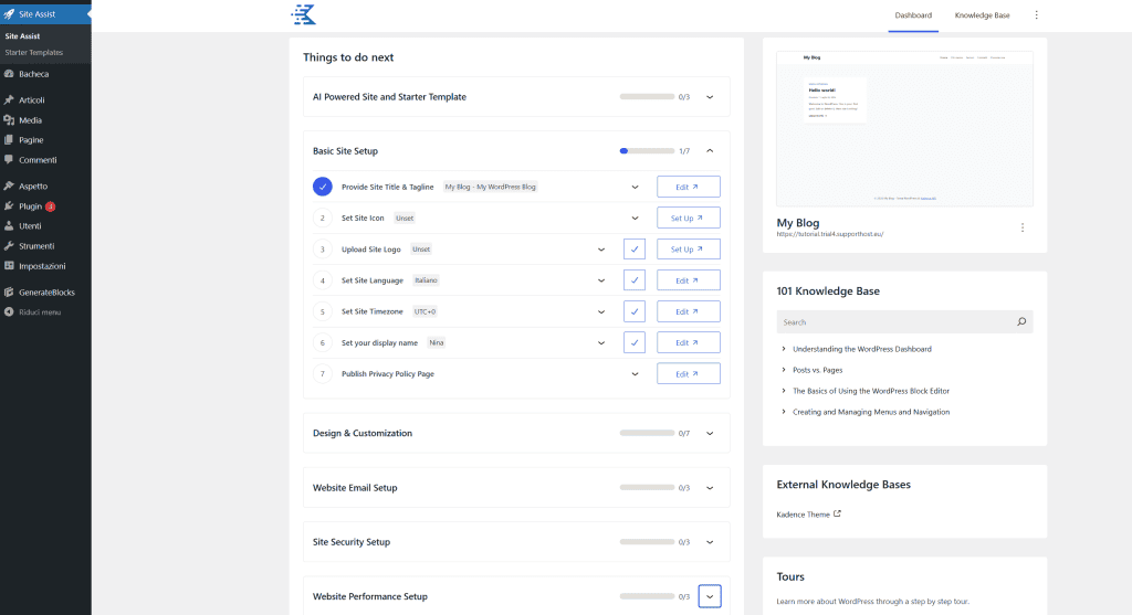 Site Assist Kadence