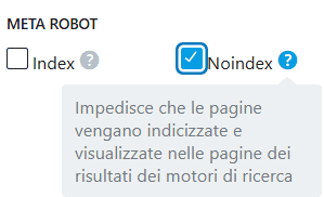 Tag Noindex Pagina WordPress