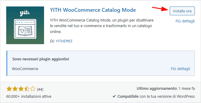 Yith Woocommerce Catalog Mode