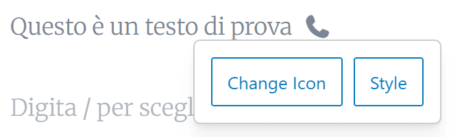 Cambiare Icona O Stile Icona
