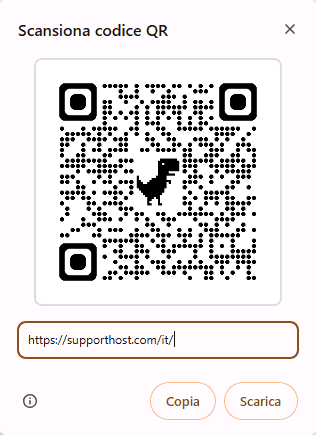 Codice Qr WordPress Google Chrome