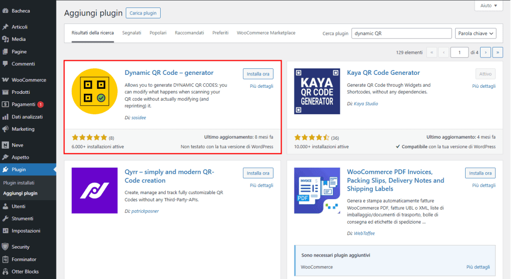 Dynamic Qr Code Generator WordPress Plugin
