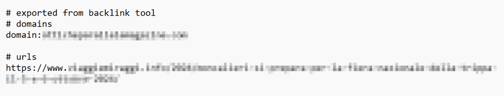 File Txt Per Disconoscere I Link