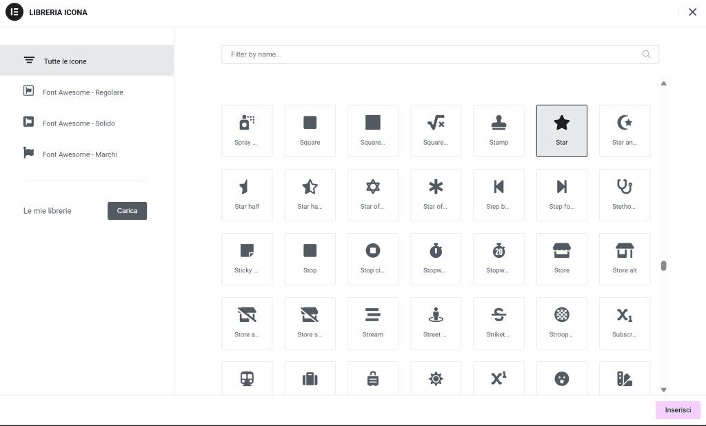 Font Icona Elementor