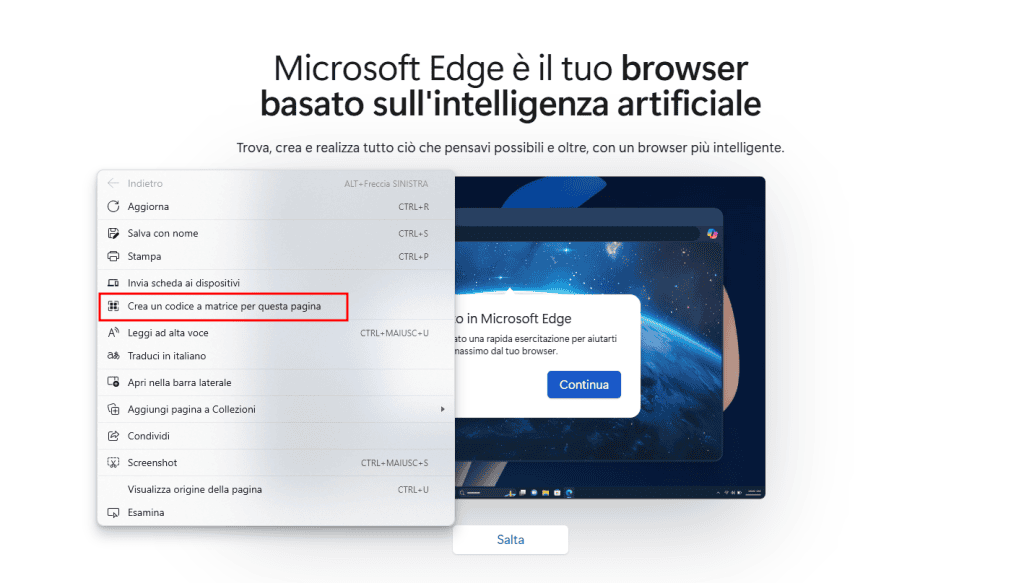 Generare Qr Code WordPress Edge