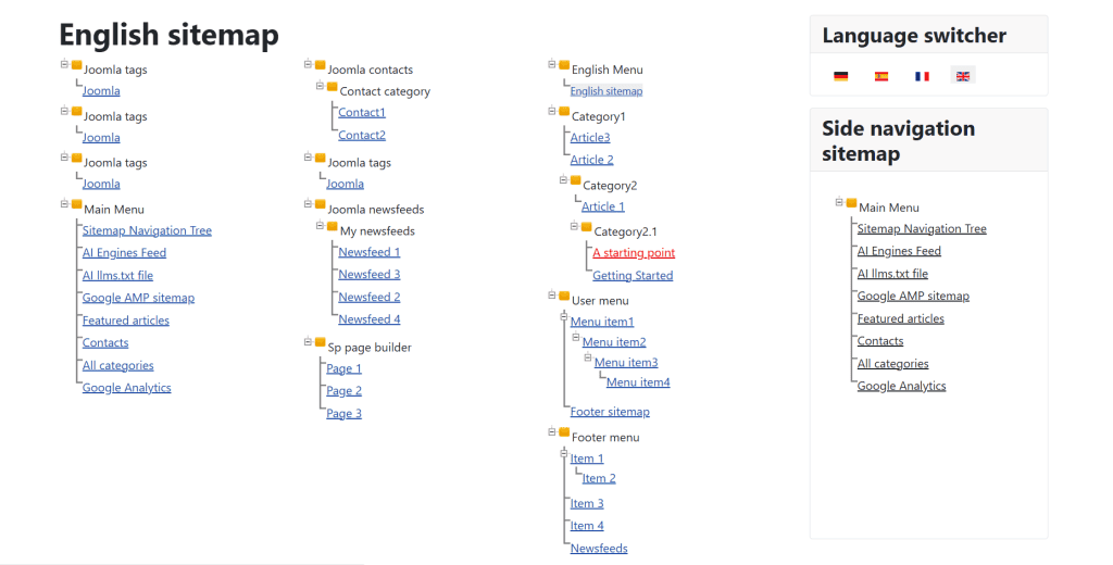 Jsitemap Mappa Sito Html
