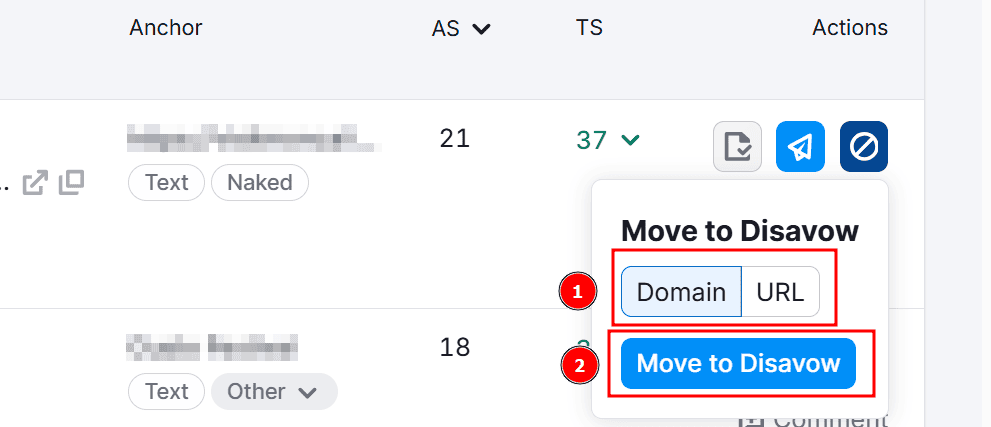 Move To Disavow