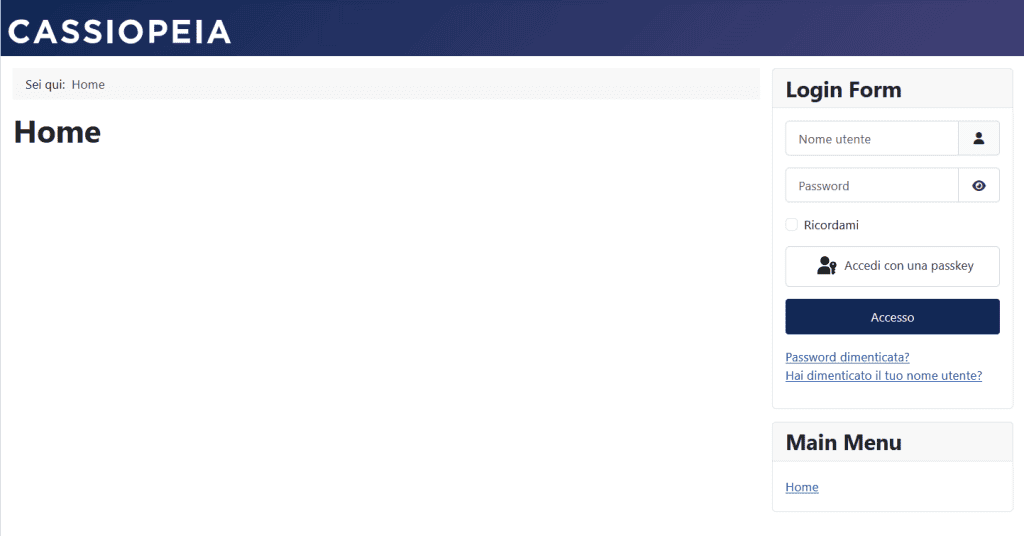 Ordinamento Modulo Login Joomla