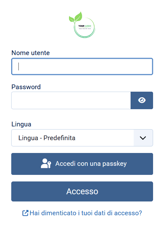 Pagina Login Joomla Logo Personalizzato