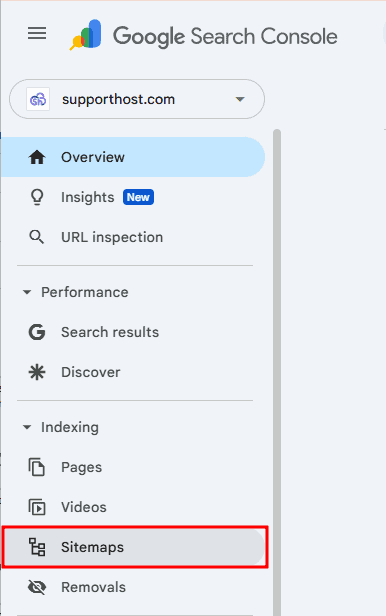 Search Console Sitemaps