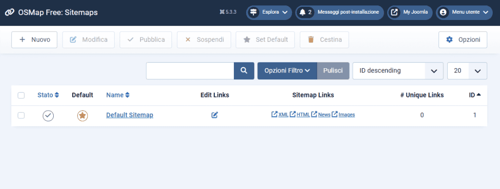 Sitemaps Default Osmap Free Joomla