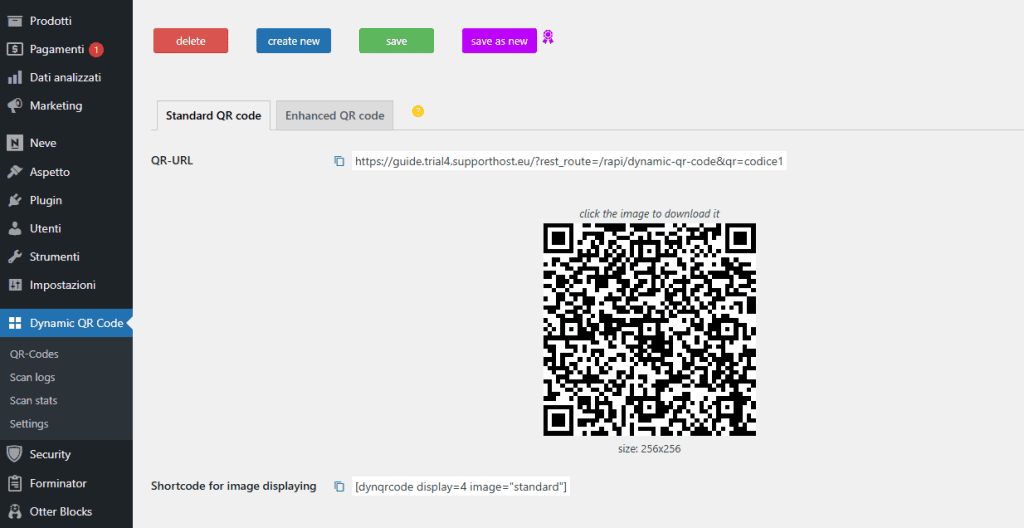 Standard Dynamic Qr Code