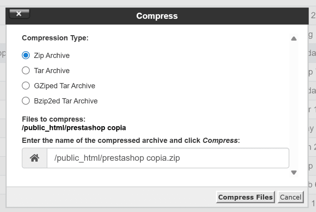Compressione Cartella Duplicata