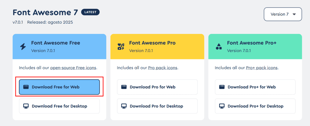 Download Font Awesome