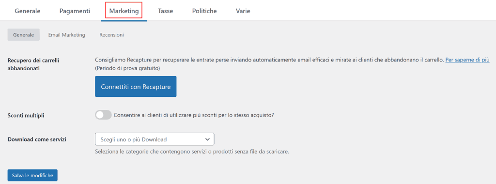 Estensioni Marketing Easy Digital Downloads