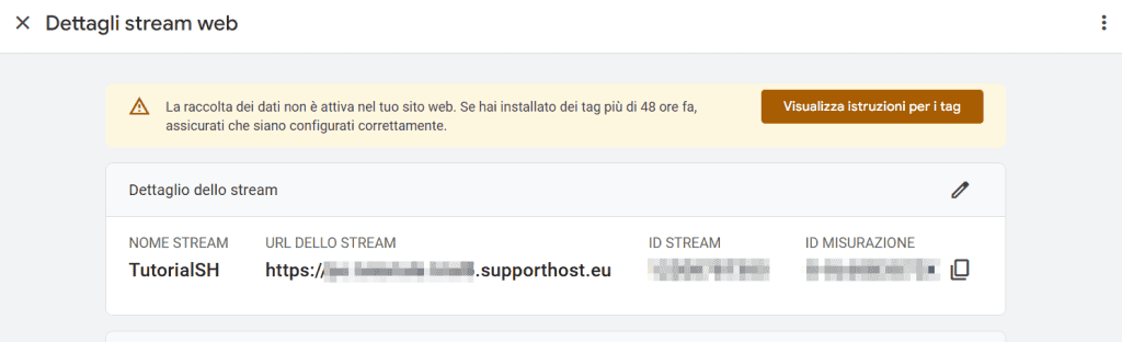 Flusso Dati Attesa Analytics Prestashop