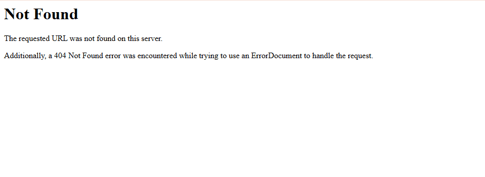 Pagina Standard Errore 404 Prestashop