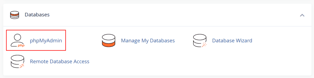 Phpmyadmin In Cpanel