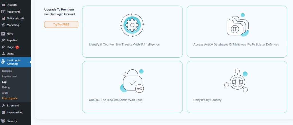 Premium Log Limit Login Attempts Reloaded