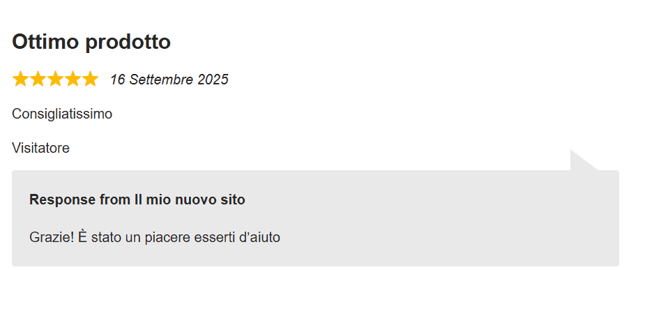 Site Reviews Recensione