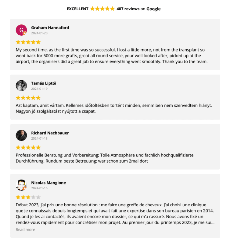 Widgets For Google Reviews Layout Recensioni Elenco