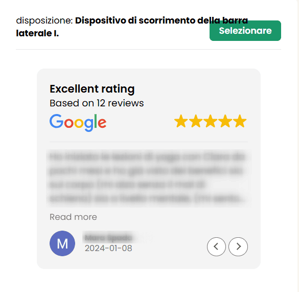Widgets For Google Reviews Layout Recensioni Sidebar