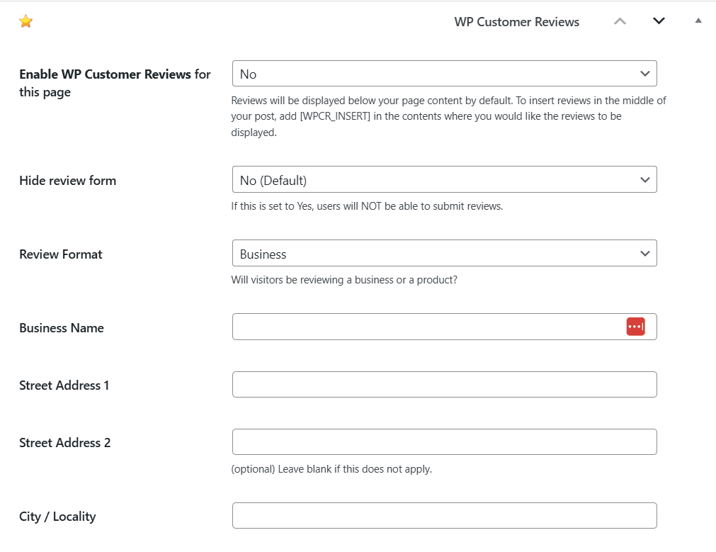 Wp Customer Reviews Inserimento Recensioni WordPress