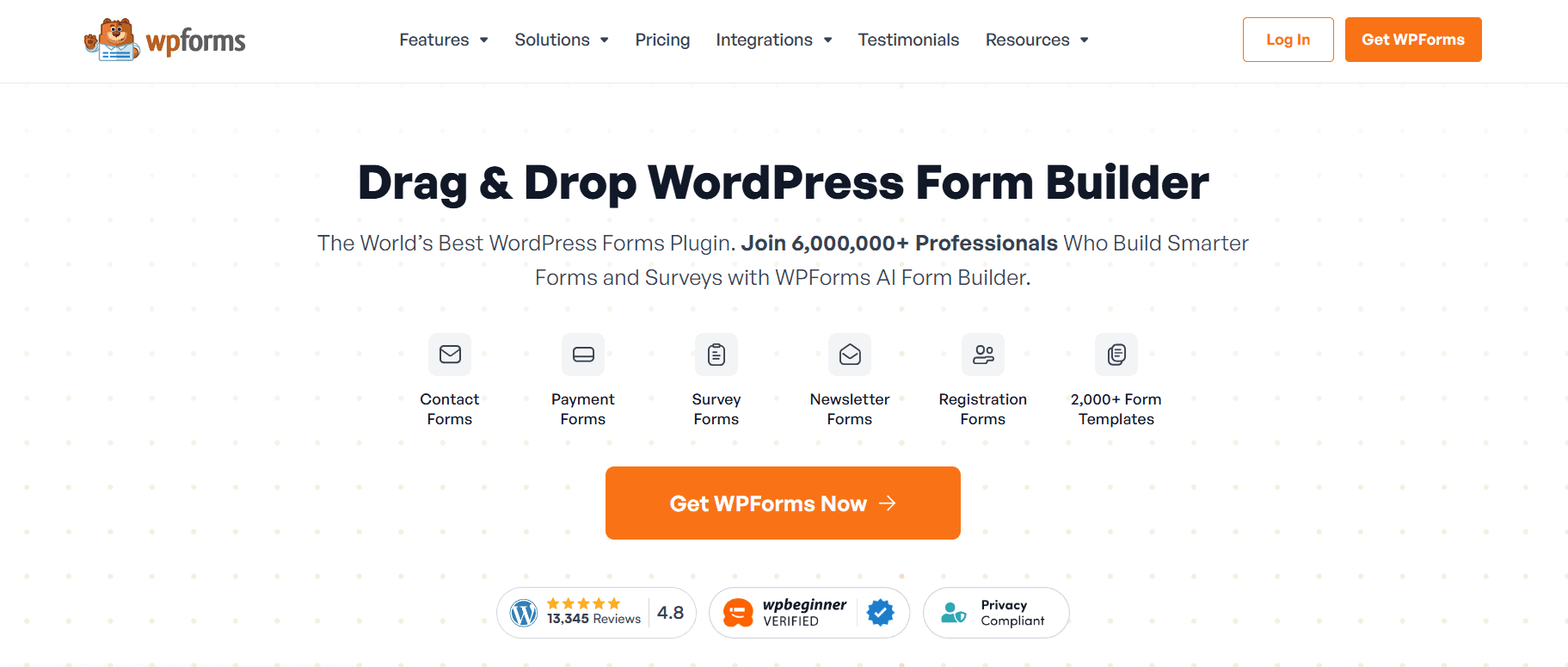 Wpforms Homepage Plugin Recensioni WordPress