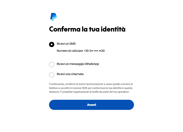 Accedere Profilo Paypal Business Codice