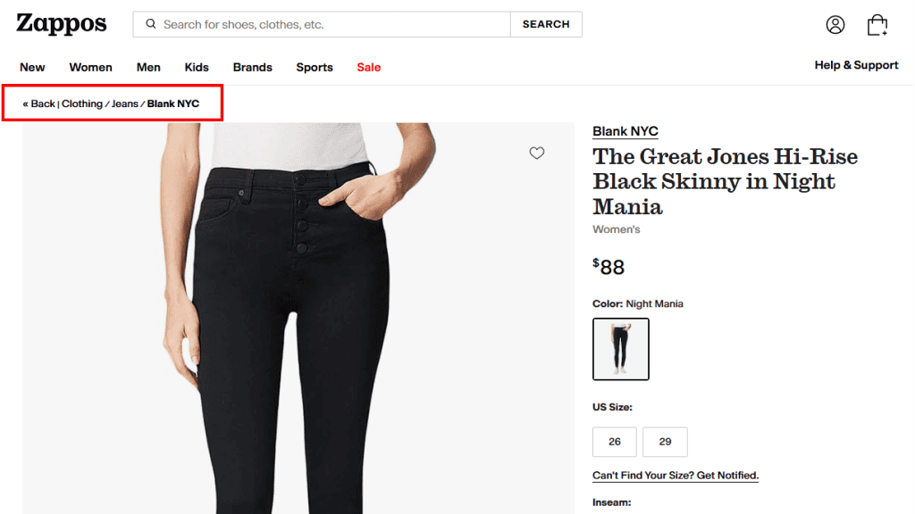 Breadcrumb WordPress Cronologici