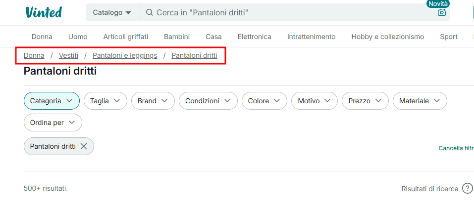 Breadcrumb WordPress Gerarchici