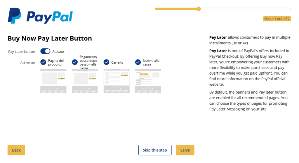 Buy Now Pay Later Button Paypal Prestashop