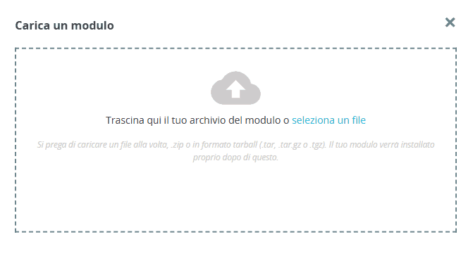 Carica Un Modulo Prestashop