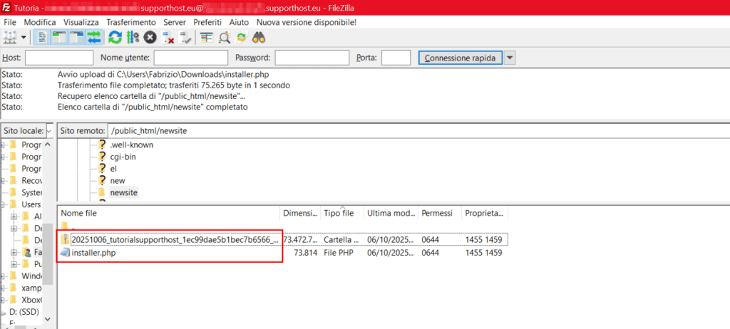 Creare Copia Con Duplicator Passo 4
