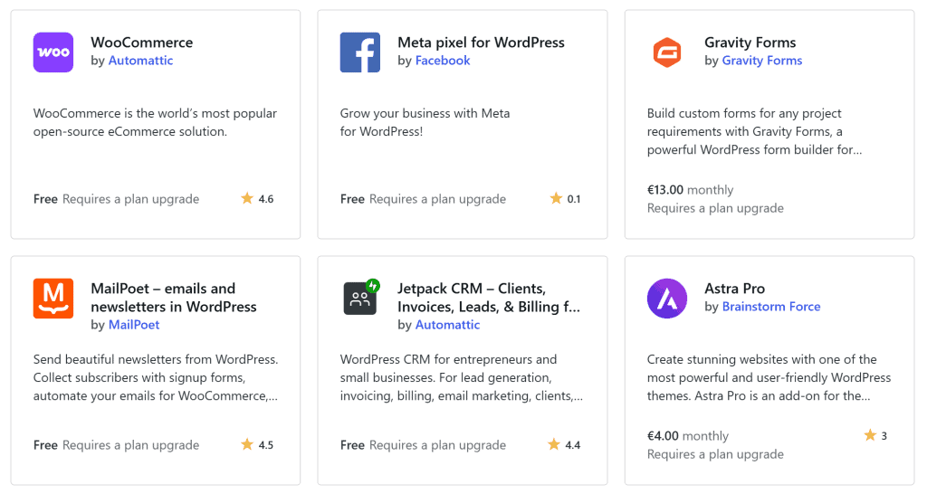 Gestione Plugin Wordpree Gratuito