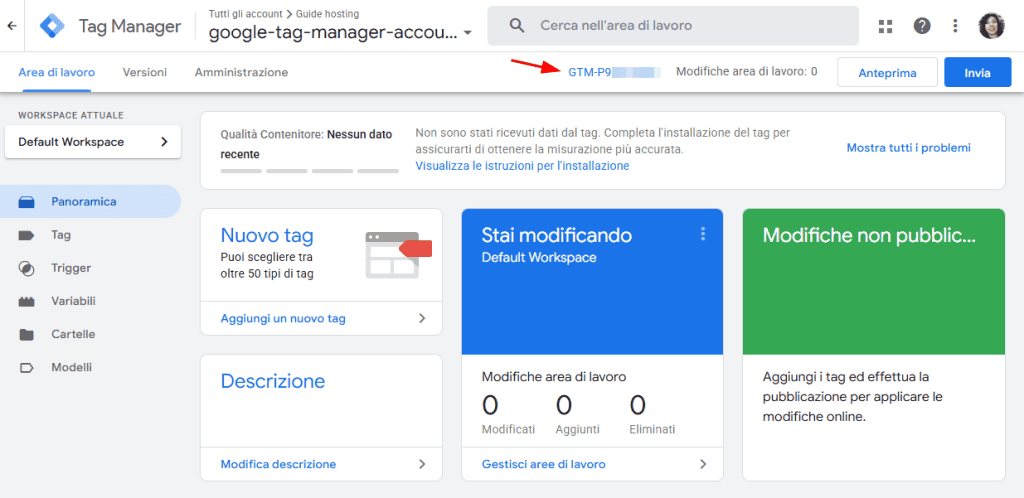Google Tag Manager Account Id